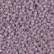 Miyuki delica beads 10/0 - Matted opaque mauve ab DBM-875